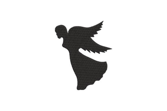 Angel Silhouette Embroidery
