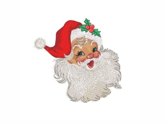 Retro Santa Embroidery Design Review